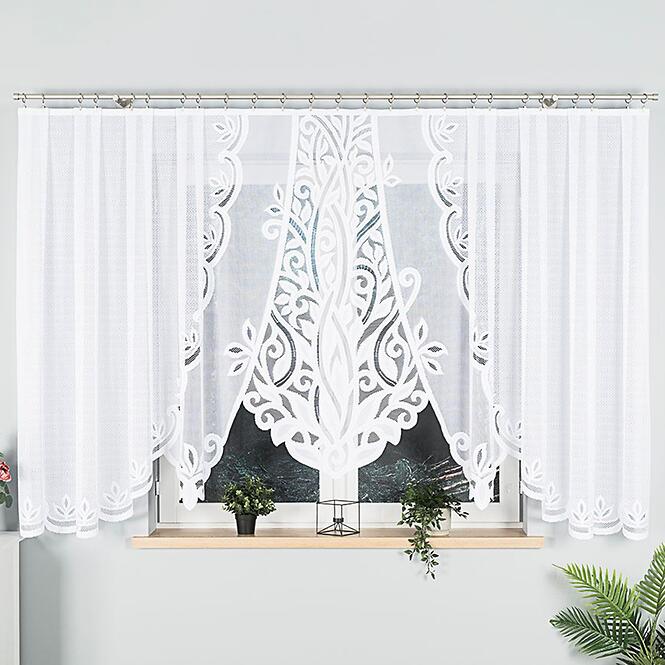 Žakárová záclona POLA 400x160,11