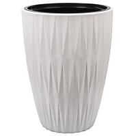 Kvetináč Caro Slim 30 biela 5820-011