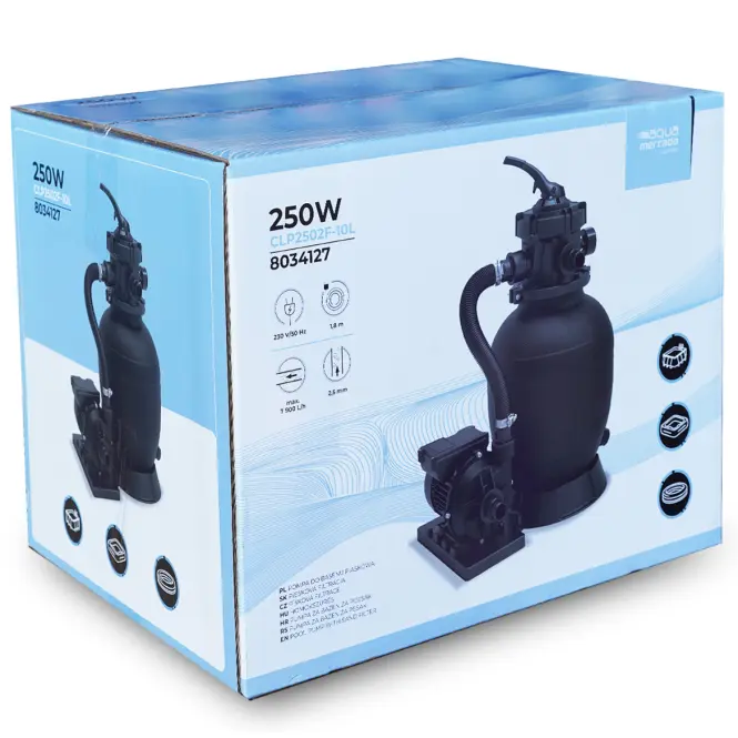 Bazénová filtrácia piesková 7900L/H CLP2502F,4