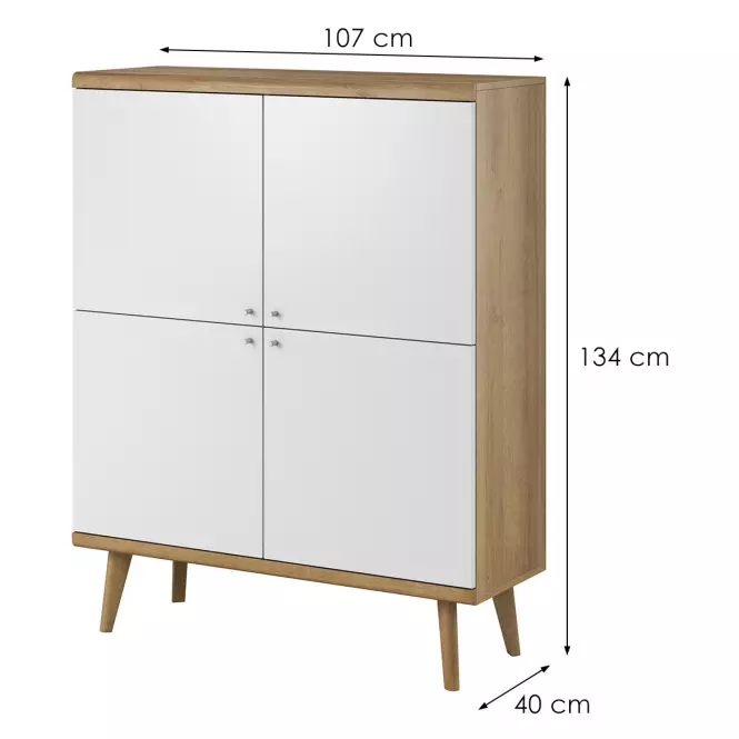 Skrinka Primo  PK107 dub riviera,2
