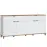 Komoda Plissee PLIK06 4D2S biela alpin/dub grandson