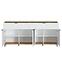 Komoda Plissee PLIK06 4D2S biela alpin/dub grandson,3