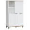 Komoda Plissee PLIK04 3D biela alpin/dub grandson