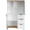 Komoda Plissee PLIK02 2D3S biela alpin/dub grandson,3