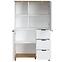 Komoda Plissee PLIK02 2D3S biela alpin/dub grandson,3
