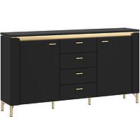 Komoda Norica LAZK02 U114 2D4S čierna
