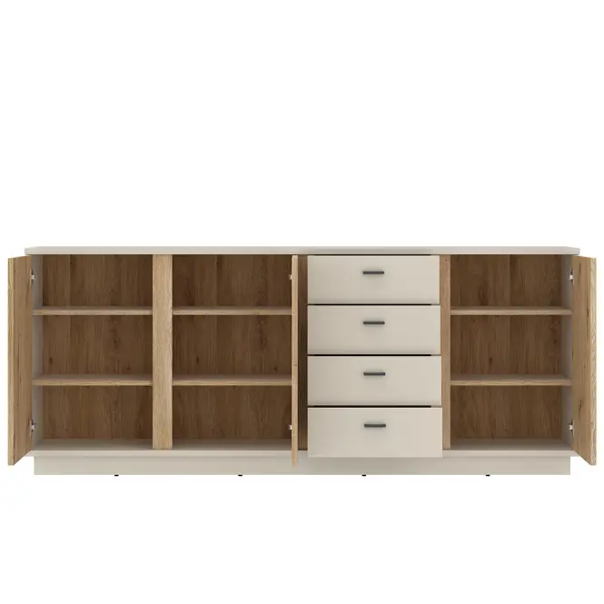 Komoda Mosano LUSK103 3D4S dub cremona/kašmír,3