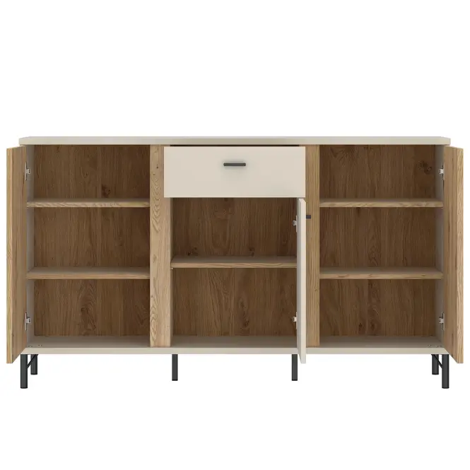 Komoda Mosano LUSK101 3D1S dub cremona/kašmír,4