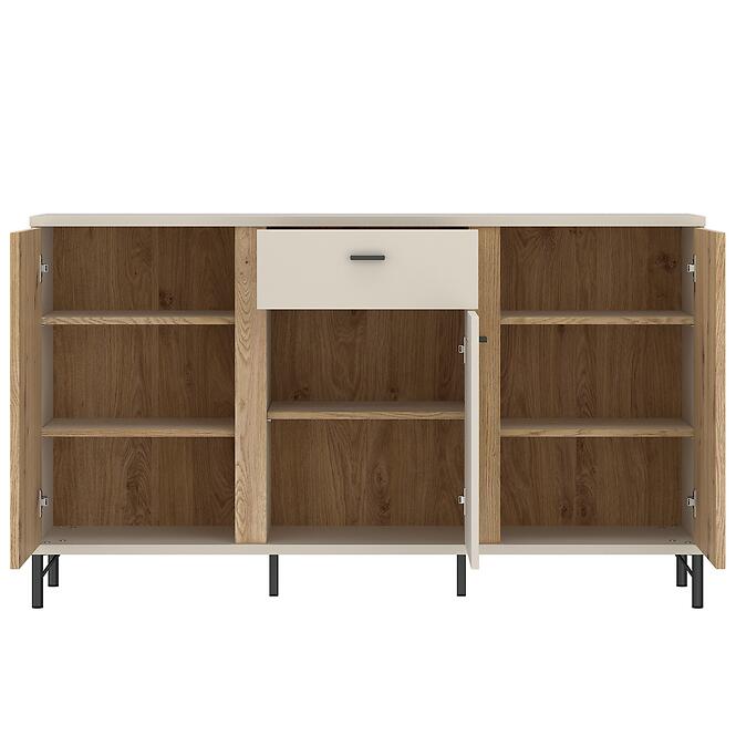 Komoda Mosano LUSK101 3D1S dub cremona/kašmír,4