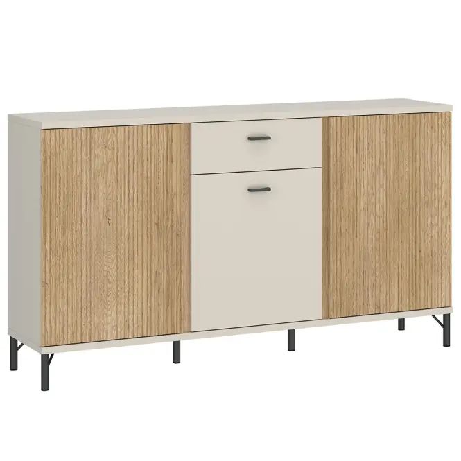 Komoda Mosano LUSK101 3D1S dub cremona/kašmír,5