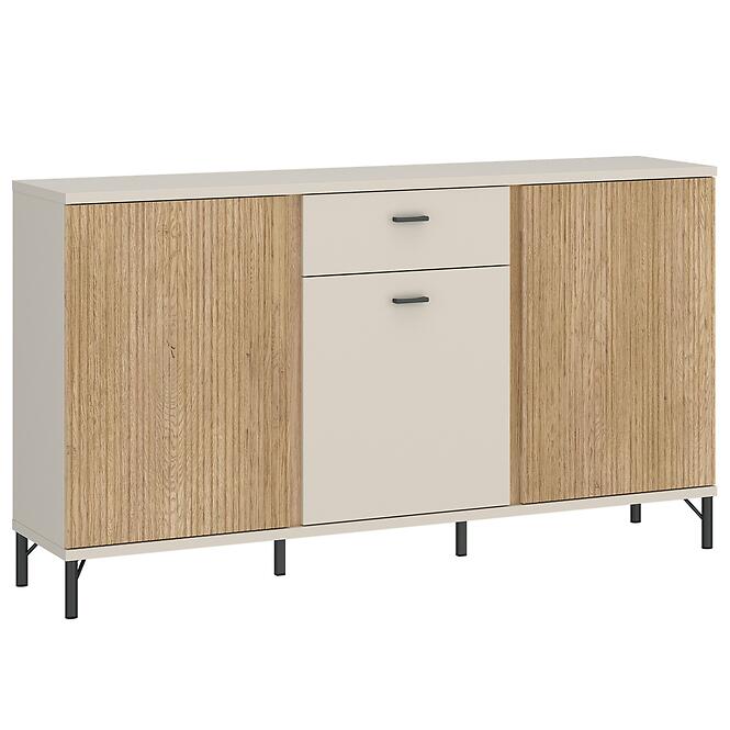 Komoda Mosano LUSK101 3D1S dub cremona/kašmír,5