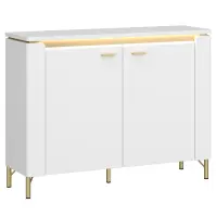 Komoda Lazio LAZK01 U008/U080 2D biela/biela alpský