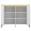 Komoda Lazio LAZK01 U008/U080 2D biela/biela alpský,3