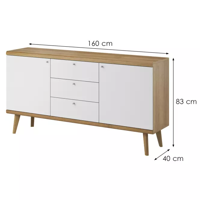 Komoda Primo PKSZ160 dub riviera,2