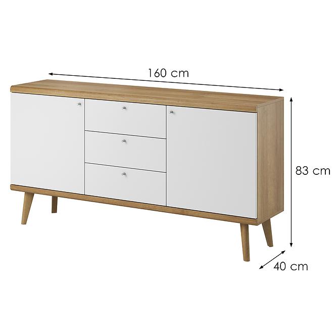 Komoda Primo PKSZ160 dub riviera,2