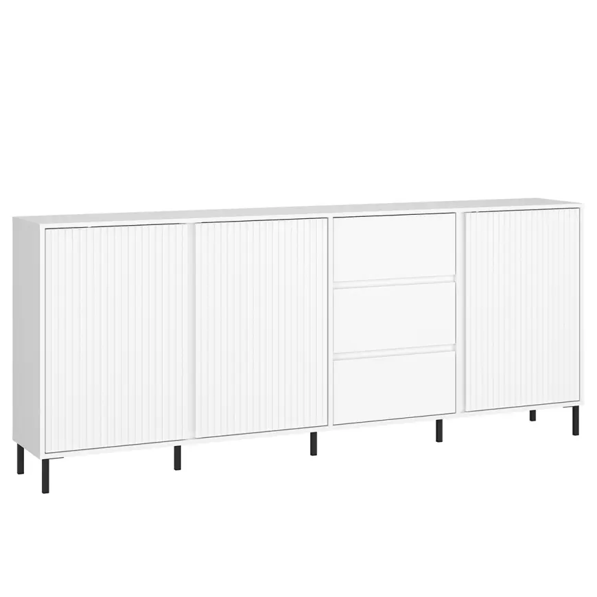 Komoda Avenale AVEK02 U008 3D3S biela/biela alpský