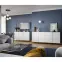 Komoda Avenale AVEK02 U008 3D3S biela/biela alpský,4
