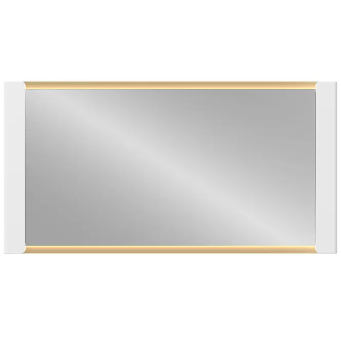 Zrkadlo Lazio LAZL01 U008/U080 biela