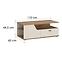 Konferenčný stolík Cut Out CTUT01 D118/U118 1S dub coast evoke,2