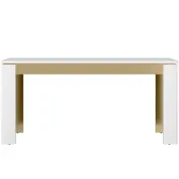 Stôl Lazio LAZT02 U008/U080 160-200 biela alpská