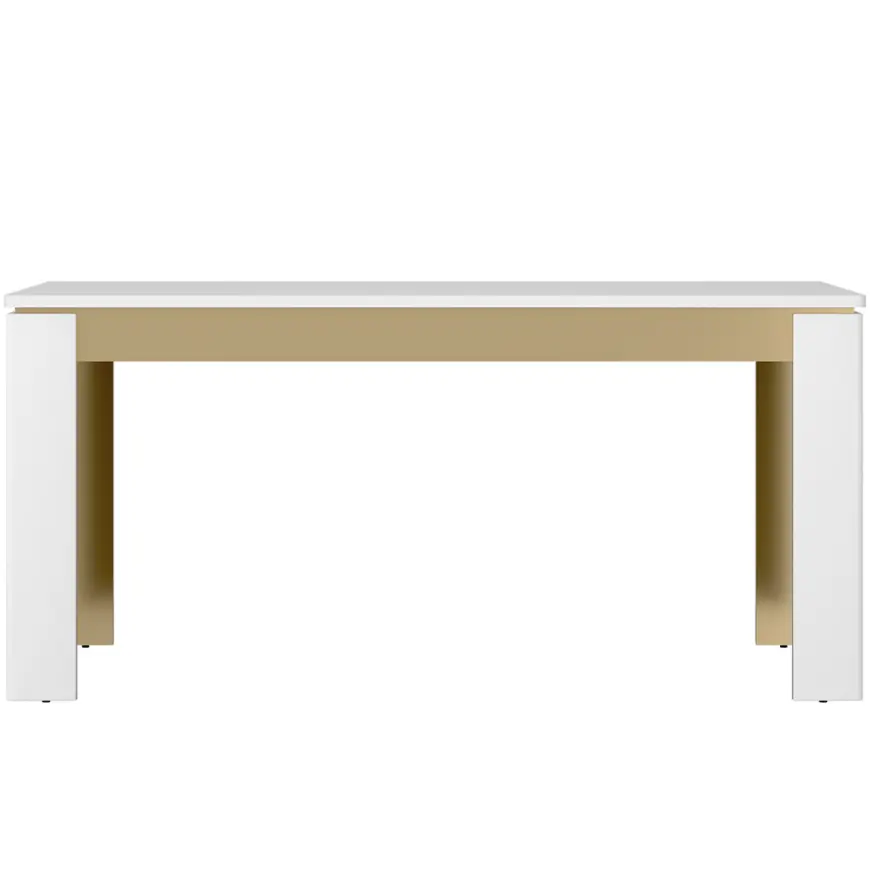 Stôl Lazio LAZT02 U008/U080 160-200 biela alpská