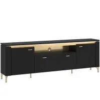 TV stolík Norica LAZF03 U114 2D1S čierna