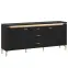 TV stolík Norica LAZF01 U114 2D3S čierna