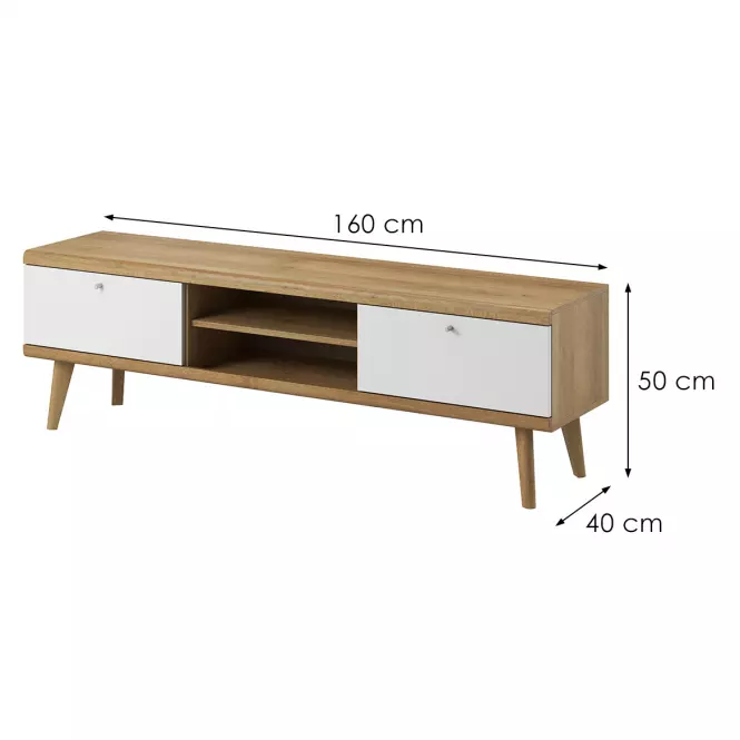 TV stolík Primo PRTV160 dub riviera