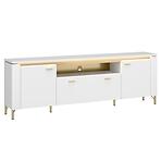 TV stolík Lazio LAZF03 U008/U080 2D1S biela alpská
