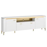 TV stolík Lazio LAZF03 U008/U080 2D1S biela alpská