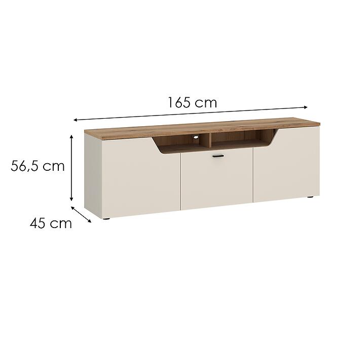 TV stolík Cut Out CTUF01 U118 2D1K kašmír,2