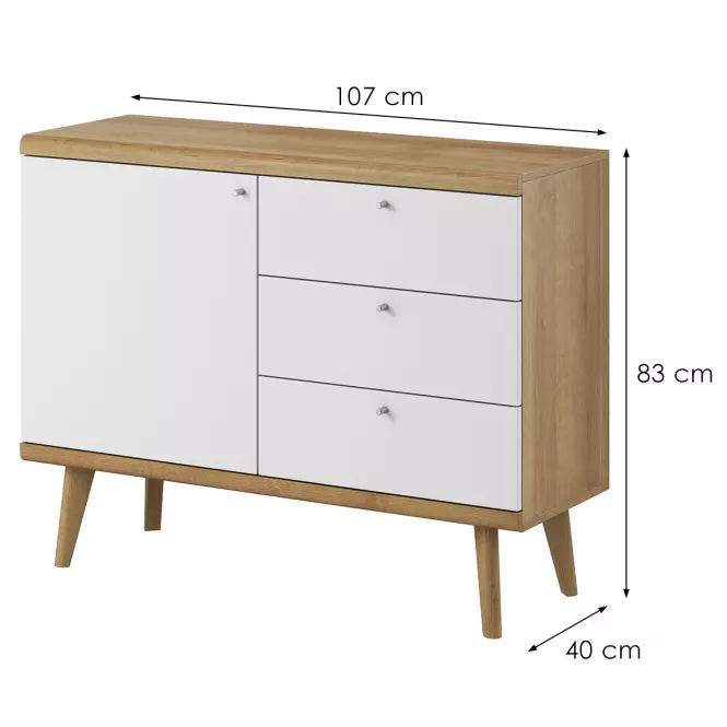 Komoda Primo PKSZ107 dub riviera,2