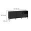 TV stolík Avenale AVEF01 U139 2D1S antracit,2