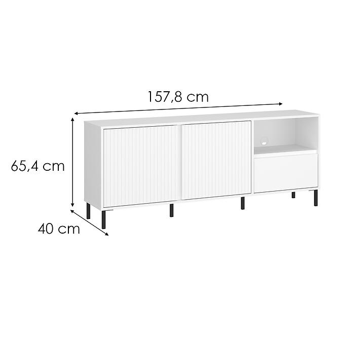 TV stolík Avenale AVEF01 U008 2D1S biela alpská,2