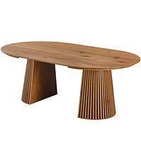 Rozkladací Stôl S Lamelami Metz 120/160x200x120 13556 Dub