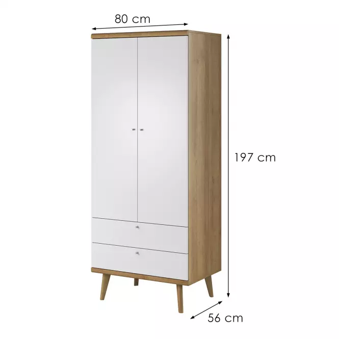 Skriňa Primo PSZ80 80 cm dub riviera,2
