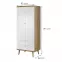 Skriňa Primo PSZ80 80 cm dub riviera,2