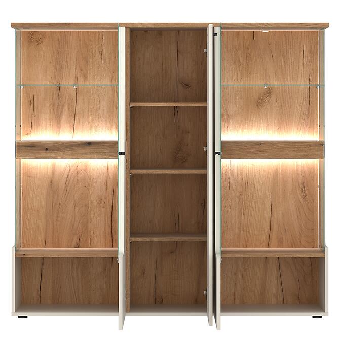 Vitrína Cut Out CTUV03 U1183D kašmír