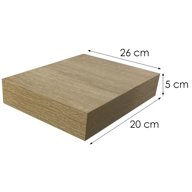 Samonosná polica Ligno 20 13226 Prírodný