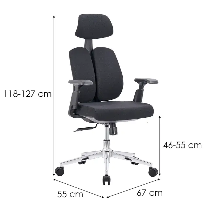 Kancelárske Kreslo Nerik 13109 Čierna,2