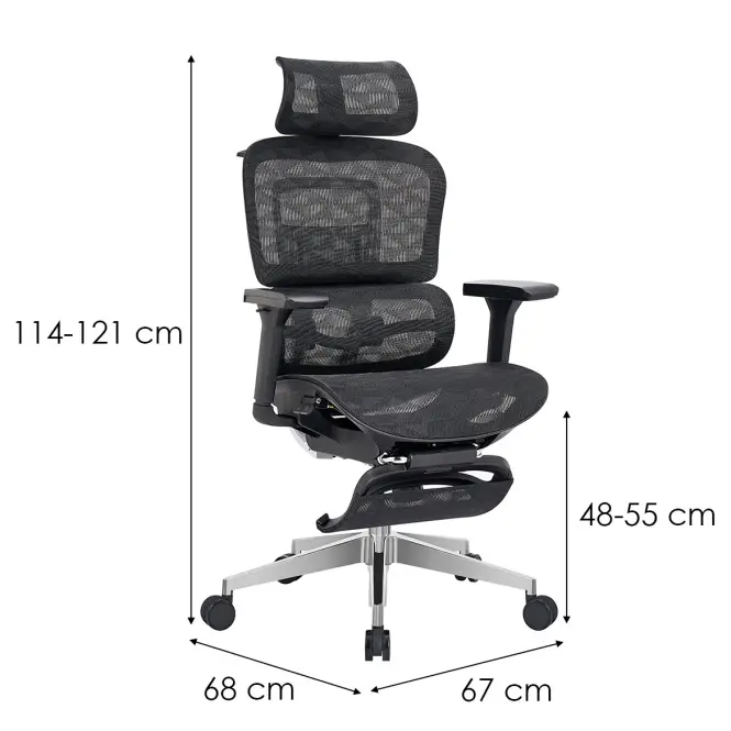 Kancelárske Kreslo Evox 13113 Čierna