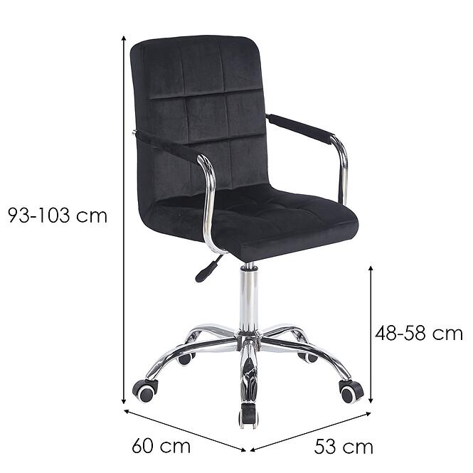 Kancelárske Kreslo Maron 13329 Čierna