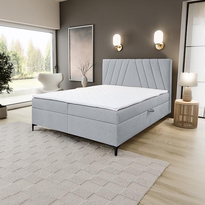 Kontinentálna posteľ Capri 160x200 s topper Whisper 17,6