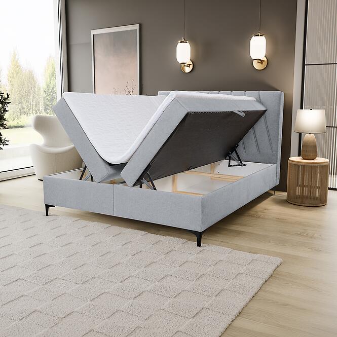 Kontinentálna posteľ Capri 160x200 s topper Whisper 17,7