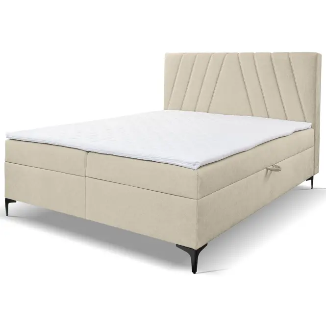 Kontinentálna posteľ Capri 160x200 s topper Whisper 2