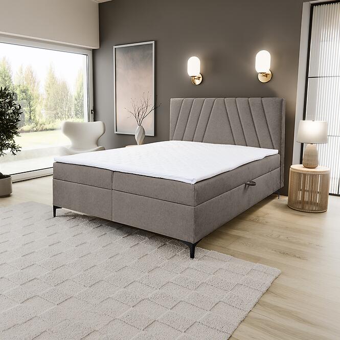 Kontinentálna posteľ Capri 160x200 s topper Whisper 5,6