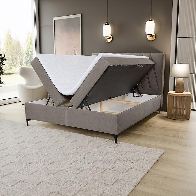 Kontinentálna posteľ Capri 160x200 s topper Whisper 5,7