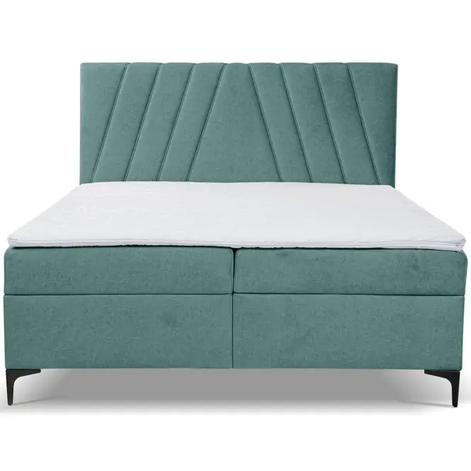 Kontinentálna posteľ Capri 160x200 s topper Whisper 12