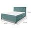 Kontinentálna posteľ Capri 160x200 s topper Whisper 12,5