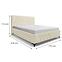 Posteľ Classic Capri 160x200 Whisper 2,5